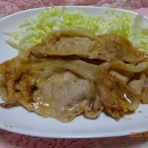 豚肉の味噌焼き